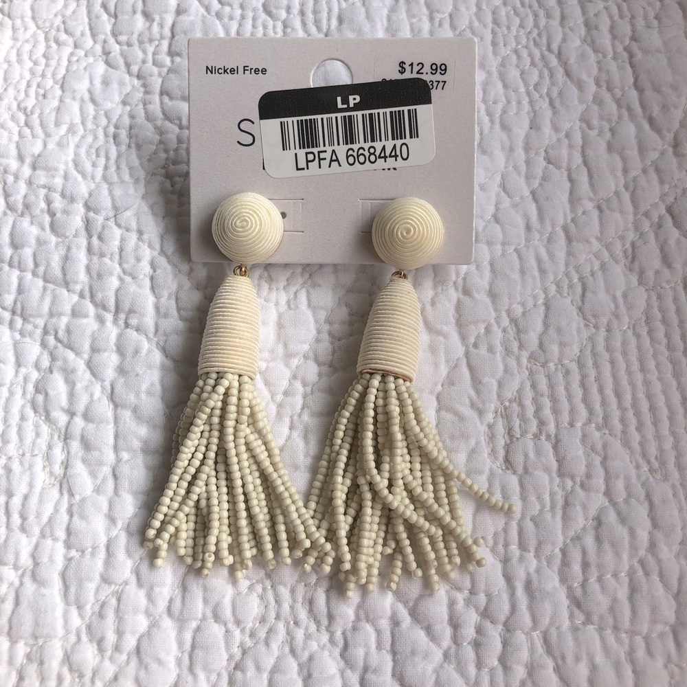 NWT SUGARFIX by Baublebar Cream Drop Earrings
